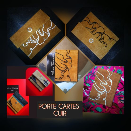 PORTE CARTE EN CUIR